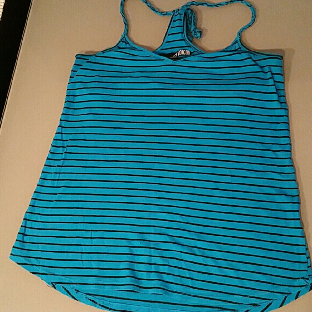 Volcom Nautical Inspired Tie Tank Top